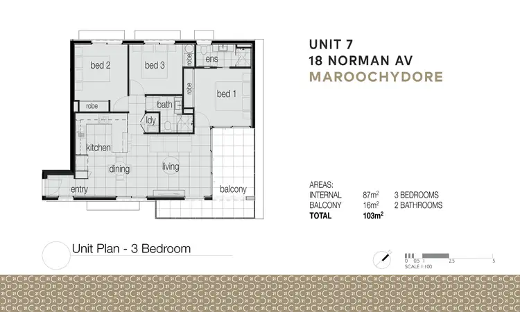 Floorplan of Homely unit listing, 7/18 Norman Avenue, Maroochydore QLD 4558