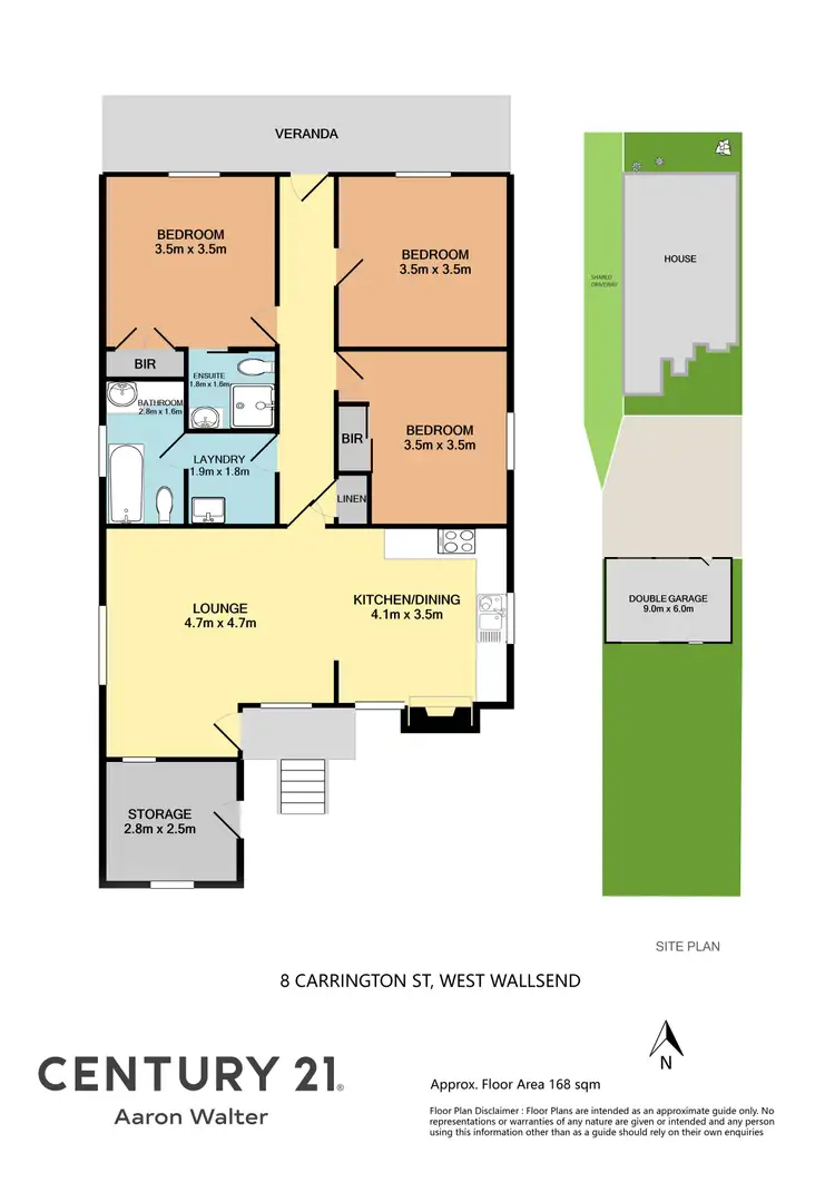 Floorplan of Homely house listing, 8 Carrington Street, West Wallsend NSW 2286