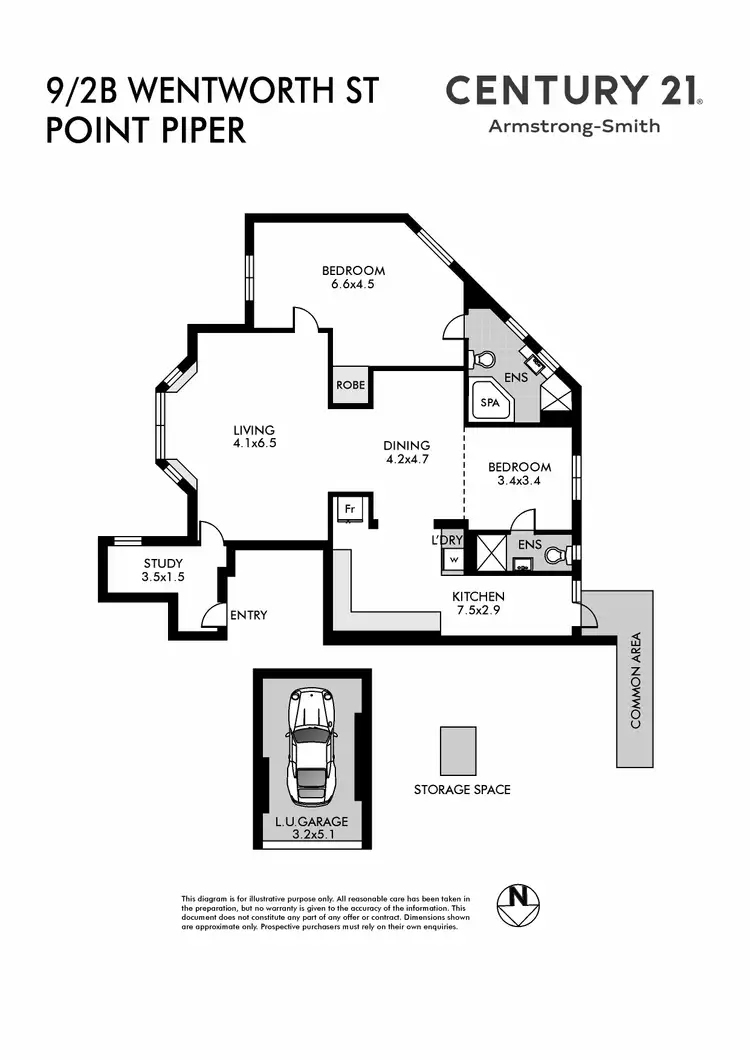 Floorplan of Homely apartment listing, 9/2B Wentworth Street, Point Piper NSW 2027