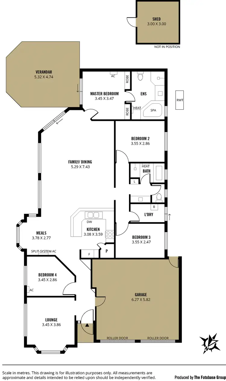 Floorplan of Homely house listing, 1 Claremont Road, (Spring Hill), Golden Grove SA 5125