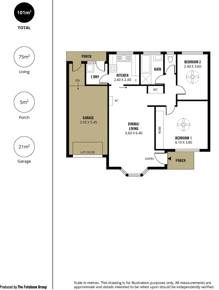 Floorplan of Homely unit listing, 3/30 Barr-Smith Avenue, Myrtle Bank SA 5064
