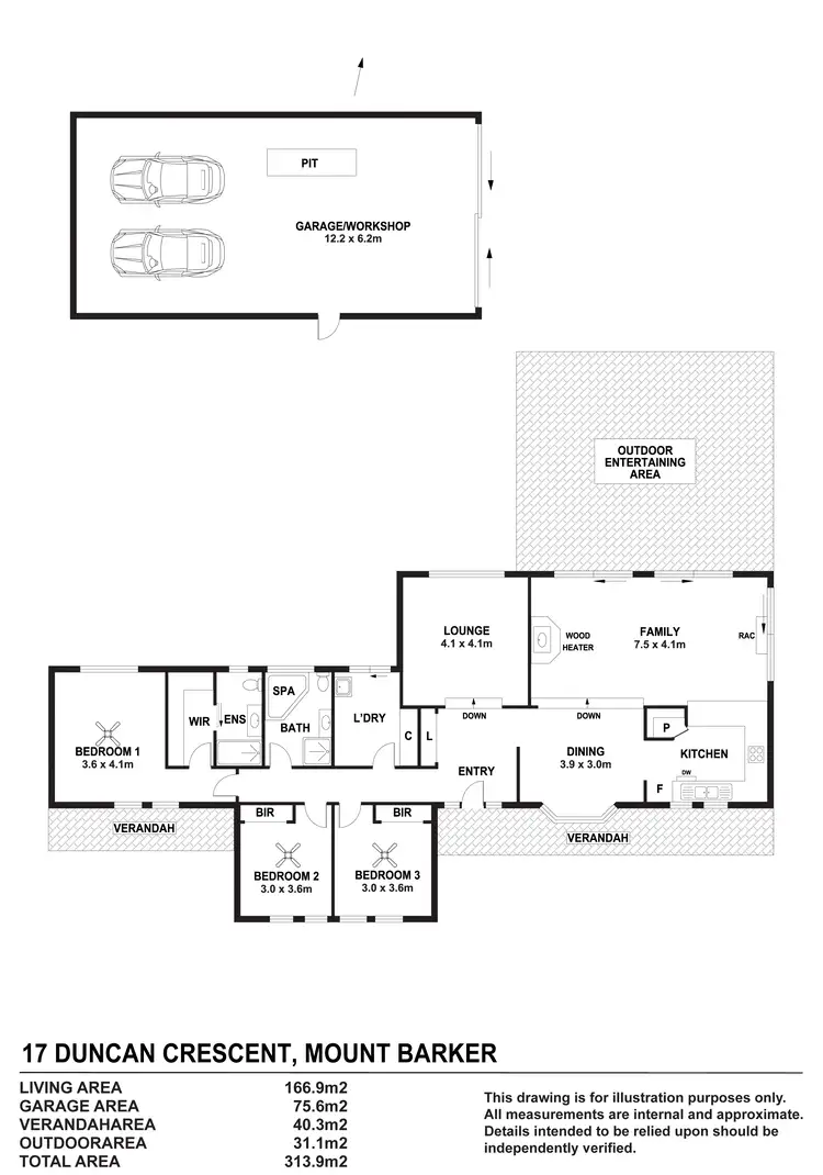 Floorplan of Homely house listing, 17 Duncan Crescent, Mount Barker SA 5251