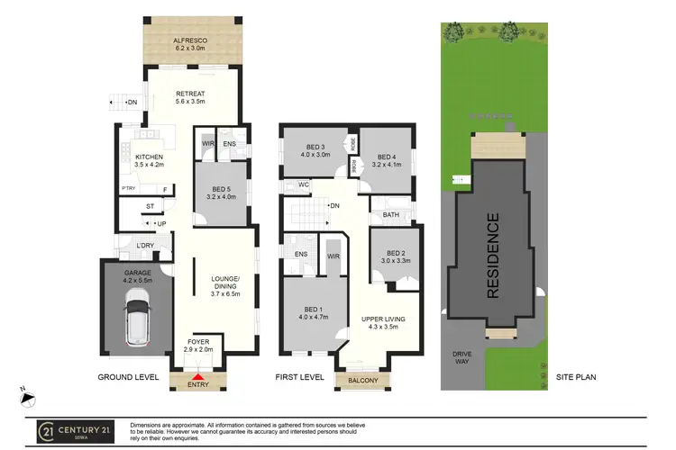 Floorplan of Homely house listing, 21 Diggers Avenue, Gladesville NSW 2111