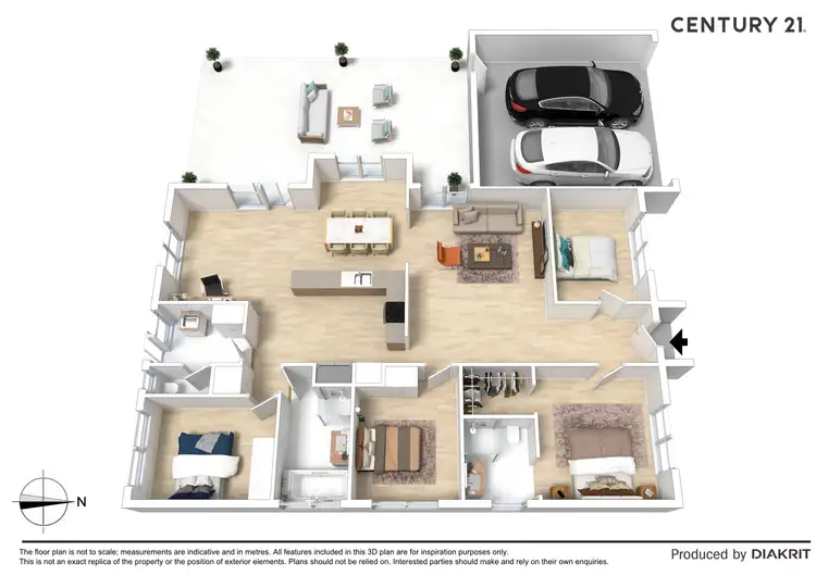 Floorplan of Homely house listing, 33 Sunset Avenue, Echuca VIC 3564