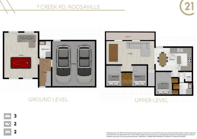 Floorplan of Homely house listing, 7 Creek Road, Noosaville QLD 4566