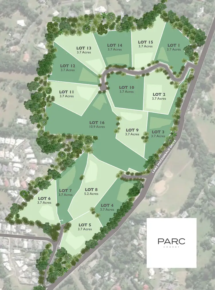 Floorplan of Homely land listing, Lot 1 125 Lake Macdonald Drive, Lake Macdonald QLD 4563