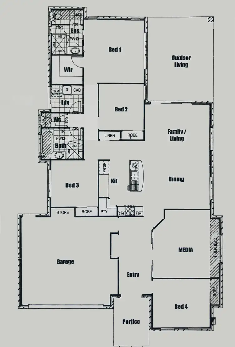 Floorplan of Homely house listing, 48 Ridgeview Drive, Gympie QLD 4570