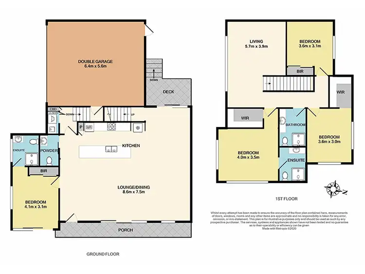 Floorplan of Homely townhouse listing, 1/1 Claire Street, Mckinnon VIC 3204