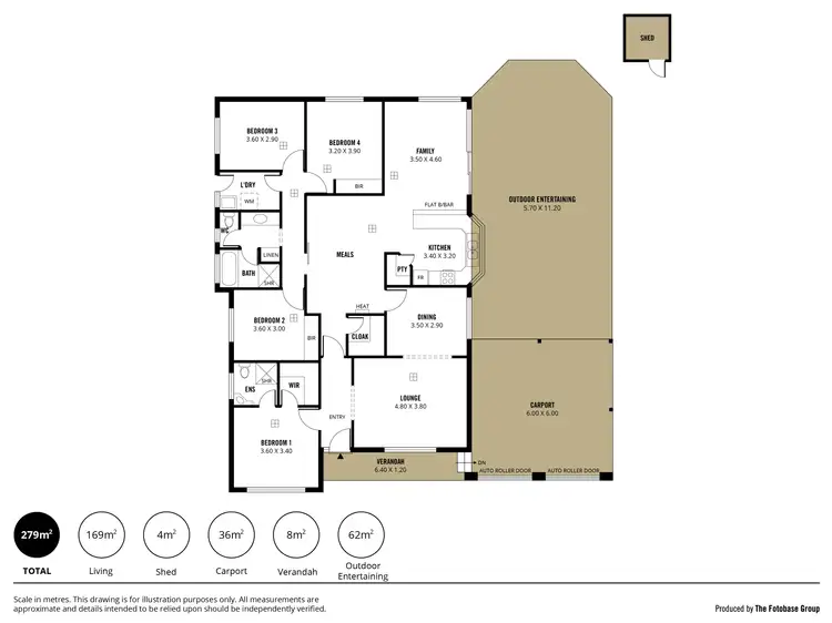 Floorplan of Homely house listing, 12 Jenolan Crescent, Hillbank SA 5112