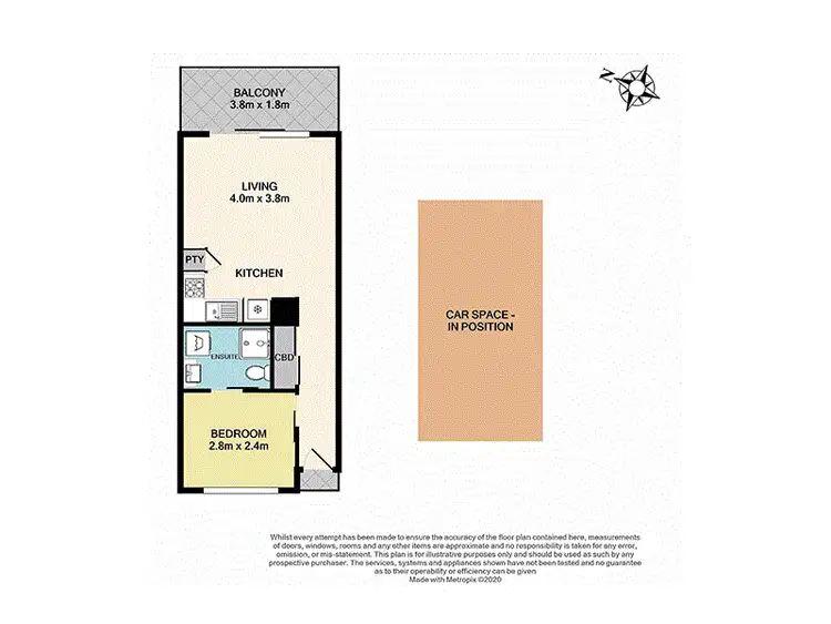 Floorplan of Homely apartment listing, 104/90 Wellington Road, Clayton VIC 3168