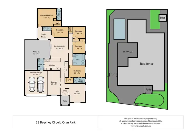 Floorplan of Homely house listing, 23 Beechey Circuit, Oran Park NSW 2570