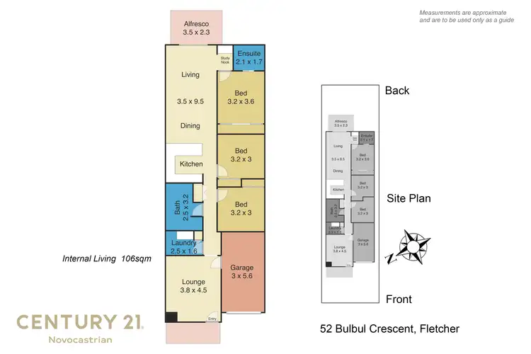 Floorplan of Homely villa listing, 52 Bulbul Crescent, Fletcher NSW 2287