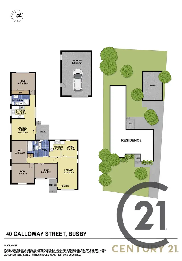 Floorplan of Homely house listing, 40 Galloway Street, Busby NSW 2168