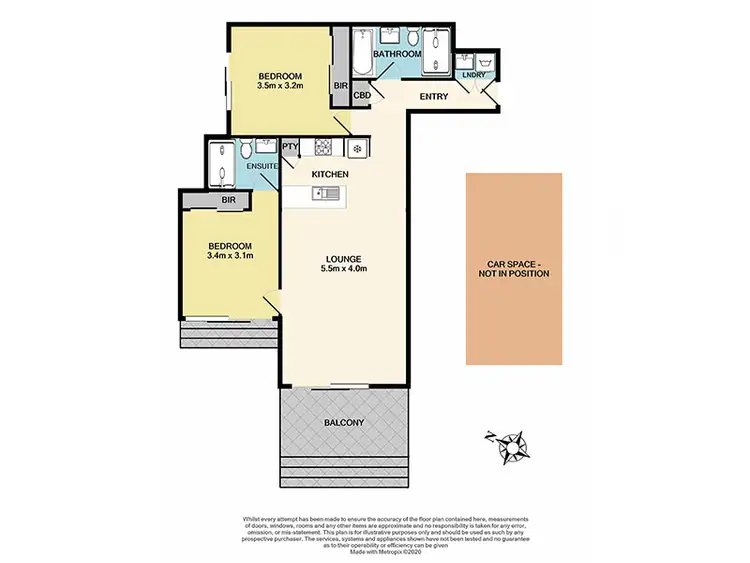 Floorplan of Homely apartment listing, 3/14 South Avenue, Bentleigh VIC 3204
