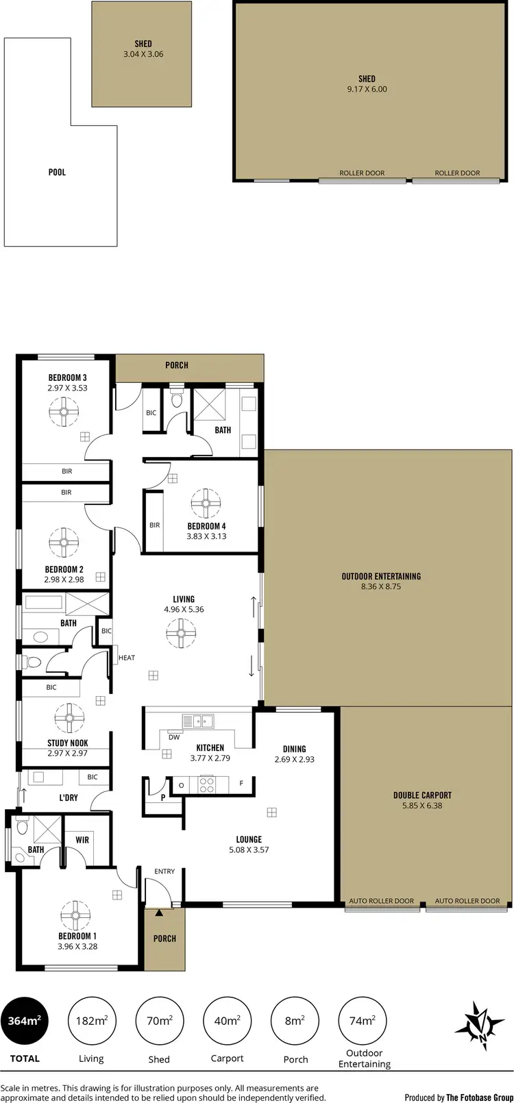 Floorplan of Homely house listing, 12 Walford Drive, Onkaparinga Hills SA 5163