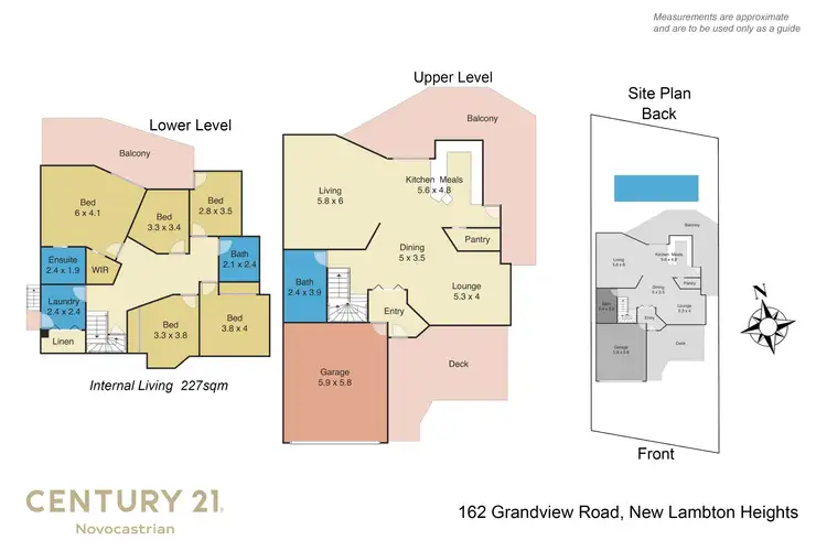 Floorplan of Homely house listing, 162 Grandview Road, New Lambton Heights NSW 2305