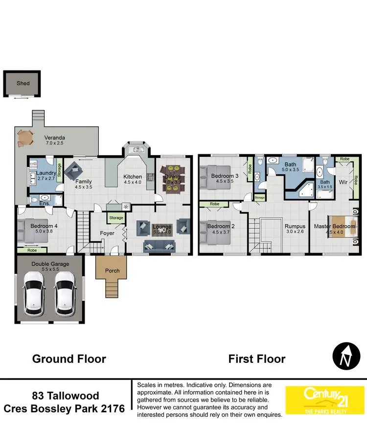 Floorplan of Homely house listing, 83 Tallowood Cr, Bossley Park NSW 2176
