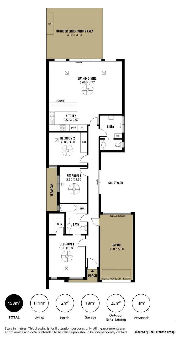 Floorplan of Homely house listing, 10A Ragless Avenue, Park Holme SA 5043