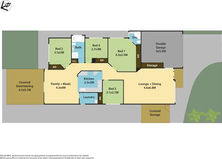 Floorplan of Homely house listing, 27 Galea Dr, Glenwood NSW 2768