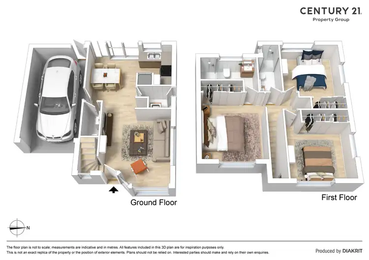 Floorplan of Homely townhouse listing, 14 Adams Avenue, Rosebud VIC 3939