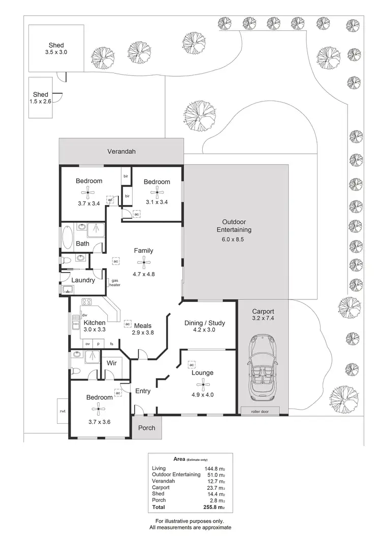 Floorplan of Homely house listing, 56 Sir James Hardy Way, Woodcroft SA 5162