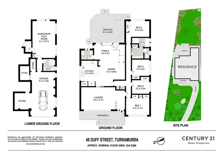 Floorplan of Homely house listing, 48 Duff Street, Turramurra NSW 2074