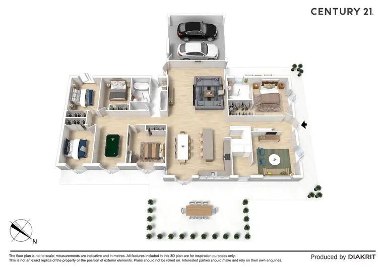 Floorplan of Homely house listing, 14 Lakeview Drive, Moama NSW 2731