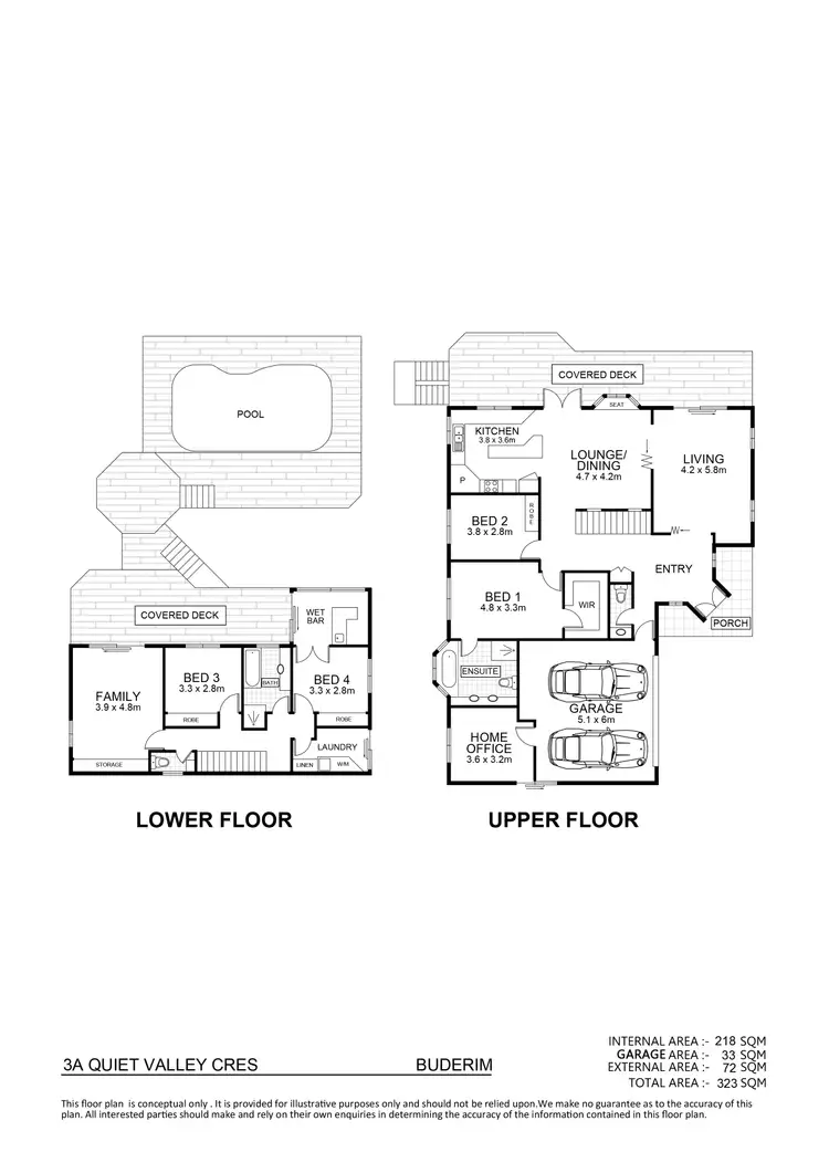 Floorplan of Homely house listing, 3A Quiet Valley Crescent, Buderim QLD 4556