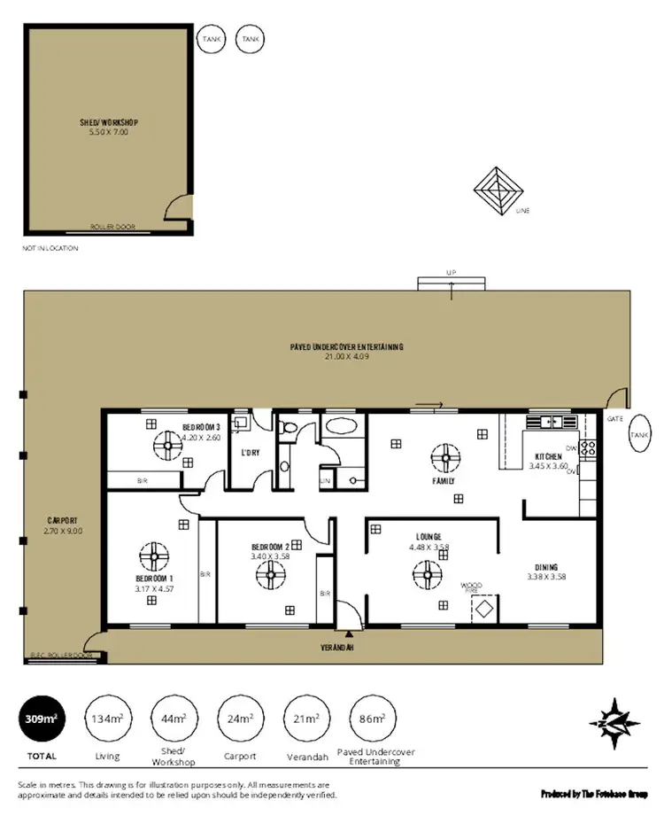 Floorplan of Homely house listing, 16 Thaxted Court, Morphett Vale SA 5162