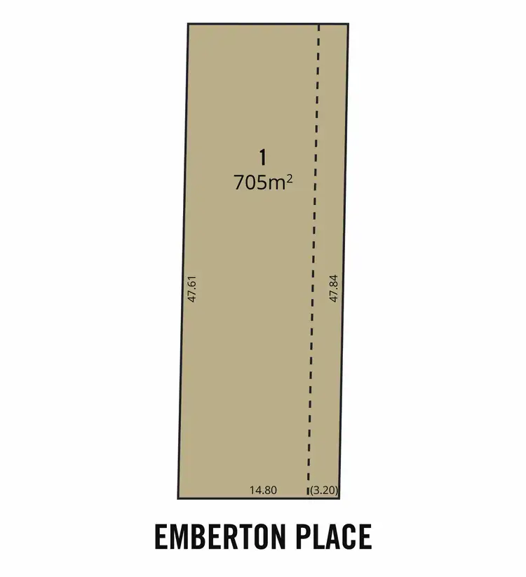 Floorplan of Homely land listing, 3 Emberton Place, Morphett Vale SA 5162