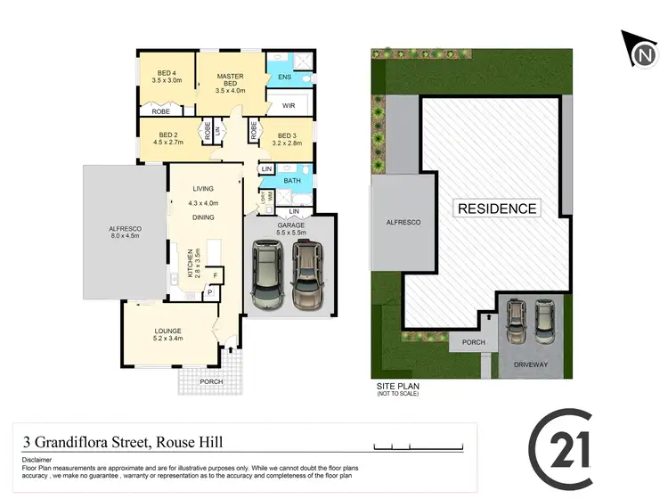 Floorplan of Homely house listing, 3 Grandiflora Street, Rouse Hill NSW 2155