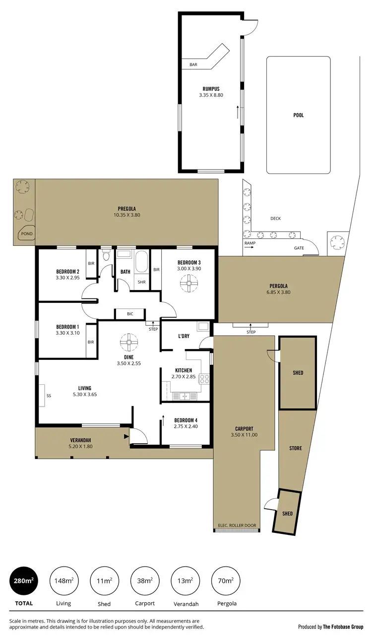 Floorplan of Homely house listing, 12 Carolyn Avenue, Morphett Vale SA 5162