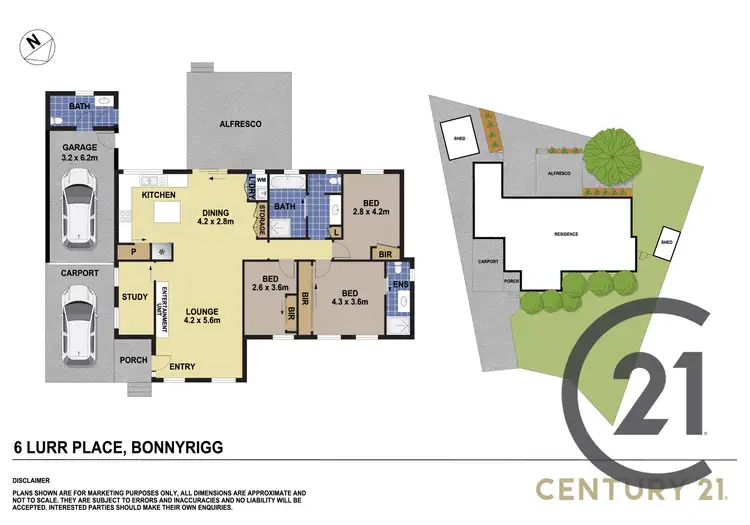 Floorplan of Homely house listing, 6 Lurr Place, Bonnyrigg NSW 2177