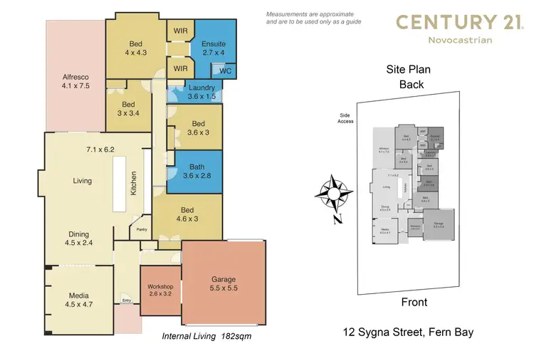 Floorplan of Homely house listing, 12 Sygna Street, Fern Bay NSW 2295