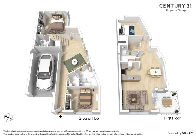 Floorplan of Homely townhouse listing, 12 Adams Avenue, Rosebud VIC 3939