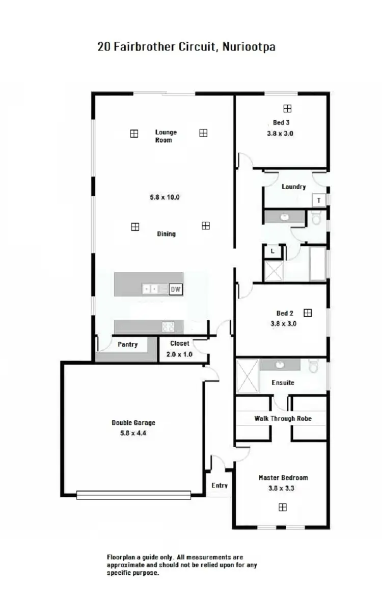 Floorplan of Homely house listing, 20 Fairbrother Cct, Nuriootpa SA 5355