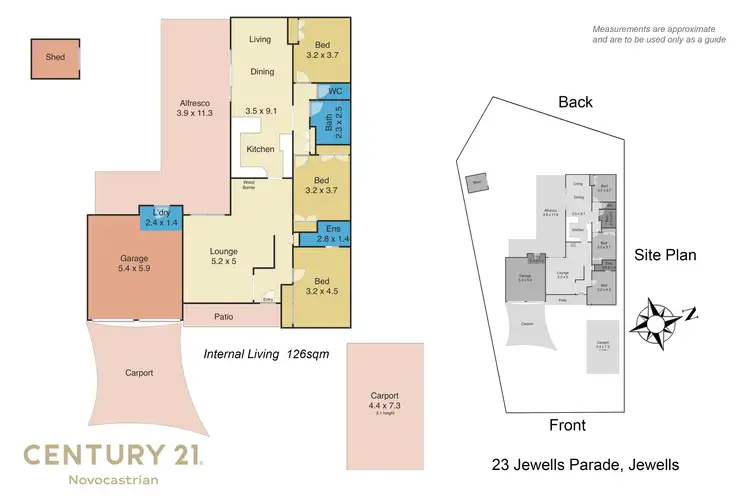Floorplan of Homely house listing, 23 Jewells Parade, Jewells NSW 2280