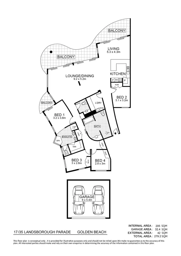 Floorplan of Homely unit listing, 17/35 Landsborough Parade, Golden Beach QLD 4551