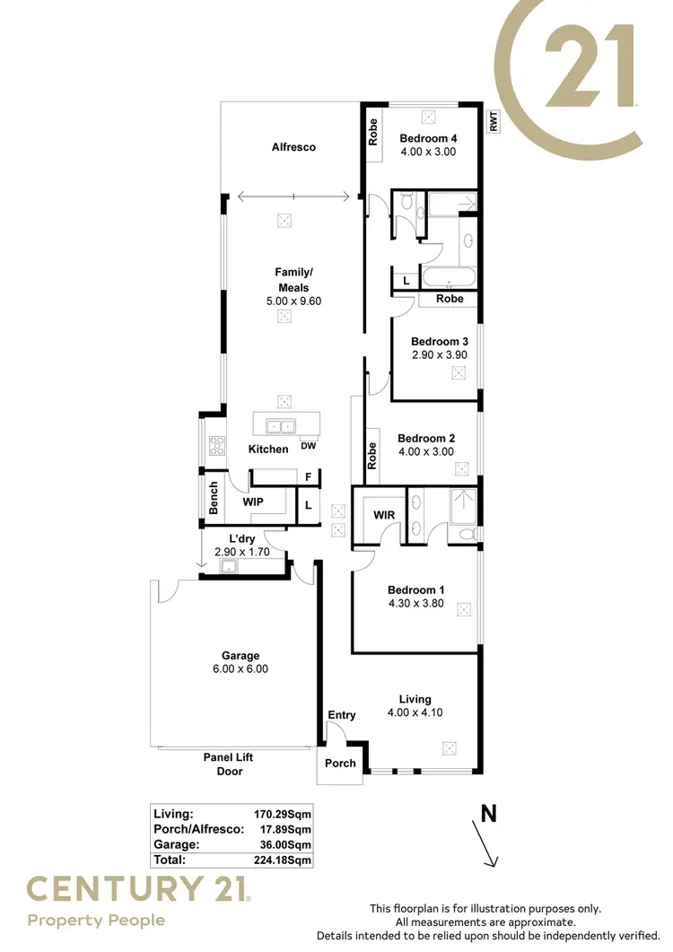 Floorplan of Homely house listing, 32 Fradd Road, Angle Vale SA 5117