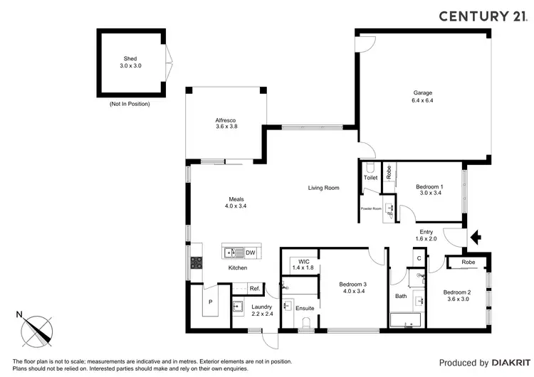 Floorplan of Homely house listing, 68 McSwain Road, Echuca VIC 3564