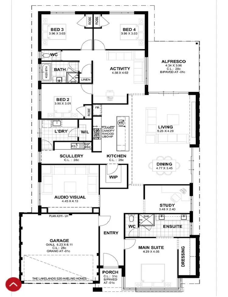 Floorplan of Homely house listing, 20 Willandra Grove, Lakelands WA 6180