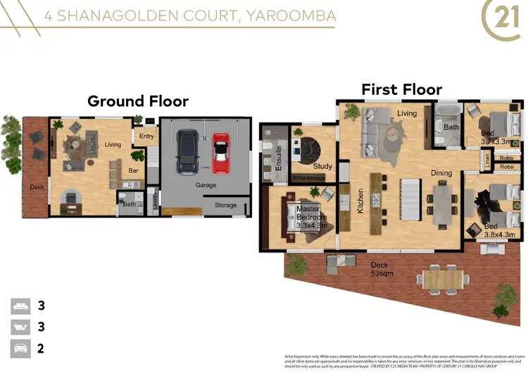 Floorplan of Homely house listing, 4 Shanagolden Court, Yaroomba QLD 4573