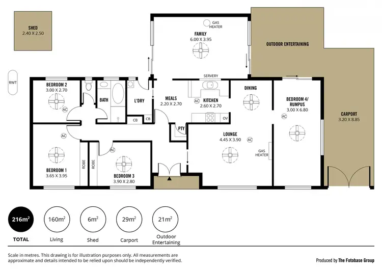 Floorplan of Homely house listing, 2 Perkins Road, Morphett Vale SA 5162