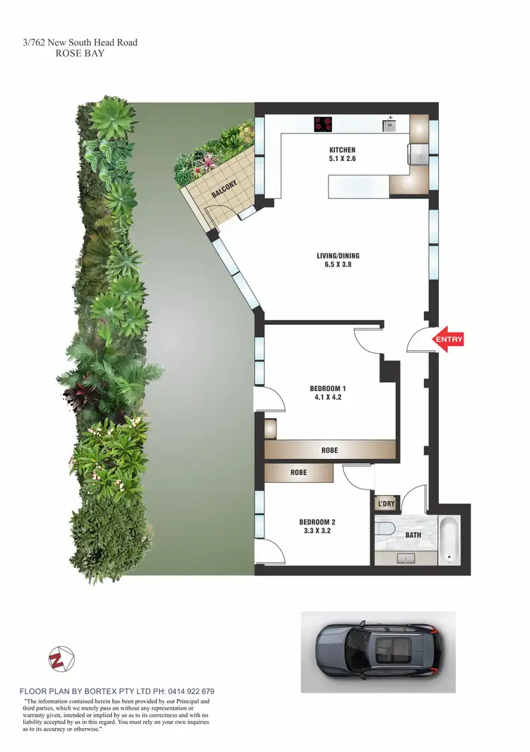 Floorplan of Homely apartment listing, 3/762 New South Head Road, Rose Bay NSW 2029