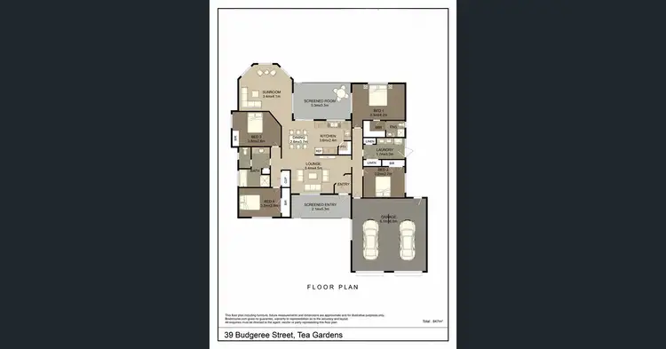 Floorplan of Homely house listing, 39 Budgeree St, Tea Gardens NSW 2324
