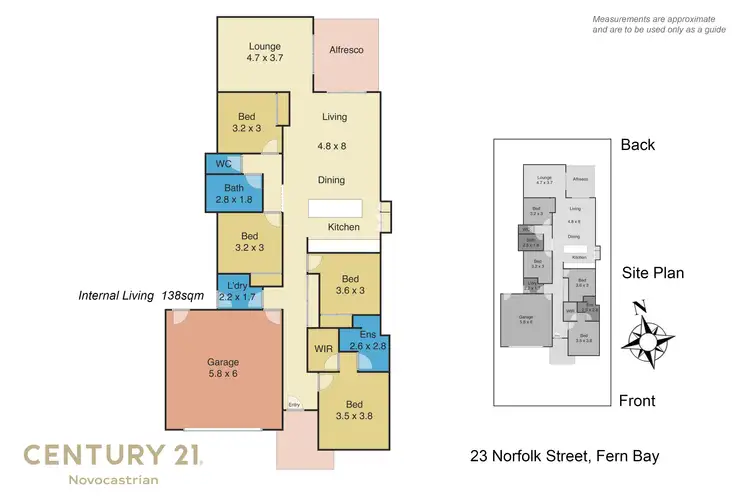 Floorplan of Homely house listing, 23 Norfolk Street, Fern Bay NSW 2295