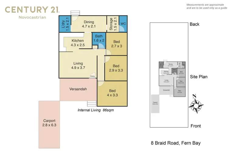 Floorplan of Homely house listing, 8 Braid Road, Fern Bay NSW 2295
