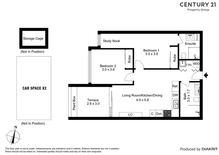 Floorplan of Homely apartment listing, 205/15 Maude Street, Cheltenham VIC 3192