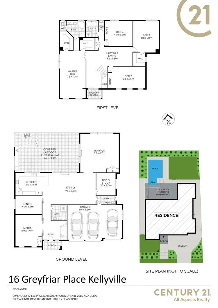 Floorplan of Homely house listing, 16 Greyfriar Place, Kellyville NSW 2155