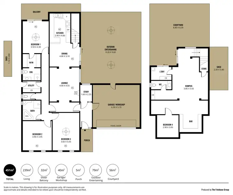 Floorplan of Homely house listing, 18 Grant Road, Reynella SA 5161
